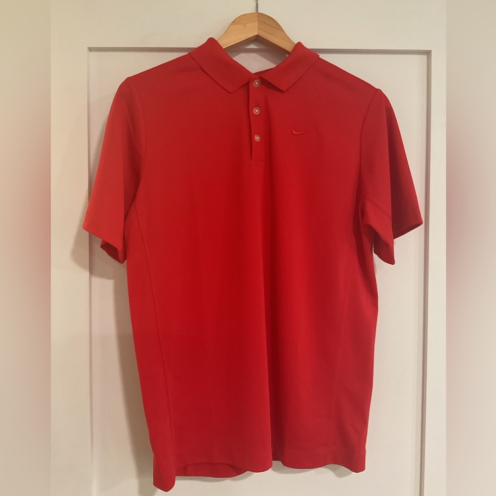 Nike Youth Golf Dri-Fit Red Polo - XL